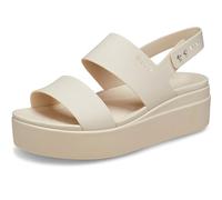 Crocs Brooklyn Low Wedge, Sandali Donna, Sandstone, 38/39 EU