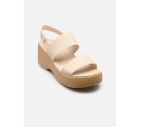 Crocs Brooklyn Sky Sandal, Tacco Donna, Anacardi Frappé, 39 EU