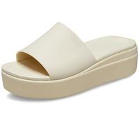 Crocs Brooklyn Slide, Sandali a ciabatta Donna, Neutro (Bone), 42/43 EU