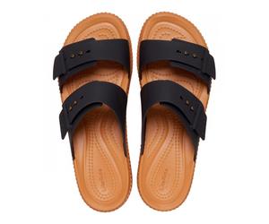 CROCS BROOKLYN WOVEN BUCKLE - NERO/CUOIO- 209978-NE