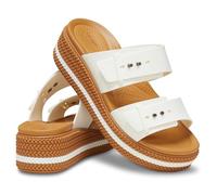 Crocs Brooklyn Woven Buckle, Sandali Donna, Chalk, 41/42 EU