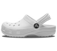 Crocs Classic Clog K, Zoccoli Unisex - Bambini e ragazzi, Bianco, 33/34 EU