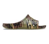 Crocs Saturday Camouflage Slide M, verde militare/multicolore, taglia 40 da uomo