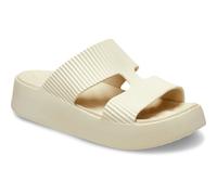 Crocs Getaway Sandali da donna con plateau e cinturino ad H, sandali con zeppa da donna, arenaria, 38/39