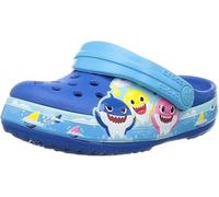 CROCS Classic Baby Shark [ Gr. 19 - 20 EU ] Bambini Ragazzi Hai Clogs Blu Nuovo