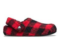 Crocs Classic Buffalo Check Cozzzy Slipper 38-39 EU Varsity Red/Black