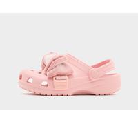 Crocs Classic Ciabatta Velluto Con Fiocco Bambini, rosa 33-34