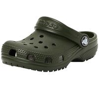 Crocs Classic Clog T, Zoccoli Unisex - Bambini e Ragazzi, Verde, 7 UK Child