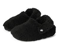 Crocs Classic Cozzzy Slipper T, Pantofole Unisex - Bambini e Ragazzi, Nero, 27/28 EU