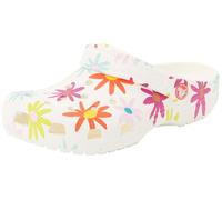 Crocs Classic Crafted Daisy Clog K, Zoccoli Unisex - Bambini e Ragazzi, Gesso, 33/34 EU