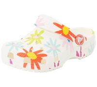 Crocs Classic Crafted Daisy Clog T, Zoccoli Unisex - Bambini e Ragazzi, Gesso, 27/28 EU
