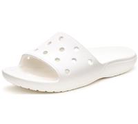 Crocs Classic Crocs Slide, Ciabatte Unisex - Adulto, Bianco, 45/46 EU