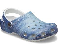 Crocs Classic Denim Clog, Zoccoli Unisex-Adulto, Clair De Lune, 46 EU