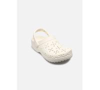Crocs - Classic - Zoccoli color gesso con cut-out a fiori-Bianco 41-42