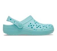 Crocs Classic Floral Cut Out Clog K, Zoccoli Unisex - Bambini e Ragazzi, Aquamarine, 38/39 EU