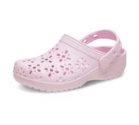 Crocs Classic Floral Cut Out Clogs Rosa EU 32-33 Bambini
