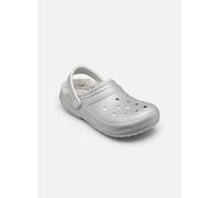 Crocs - Classic Fuzz Lined Glitter Clog W Argento - Zoccoli 36 - 37 Argento