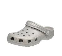 Crocs - Zoccoli argento glitterato 38-39
