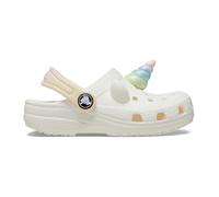 Crocs Classic IAM Rainbow Unicorn Zoccolo, Gesso, Bambini, EU 23-24 | Struttura Croslite leggera; comfort tutto il giorno; facile da indossare; resistente all'acqua; stile Crocs