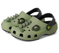 Crocs Classic Iam Scary Dino Clog T, Zoccoli Unisex - Bambini e Ragazzi, Nero, 23/24 EU