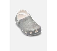 Crocs Classic Iridescent Glitter Cgt, Zoccoli Unisex - Bambini e Ragazzi, Bianco, 22/23 EU