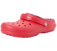 Crocs Classic Lined Bold Check Clog K, Zoccoli Unisex - Bambini e Ragazzi, Lampone Digitale, 36/37 EU