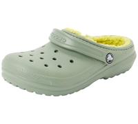 Crocs Classic Lined Clog K Unisex - Bambini e ragazzi, Moss, 29/30 EU