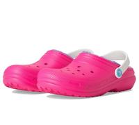 Crocs - Kid's Classic Lined Clog - Pantofole US J1 | EU 32|33 fuchsia
