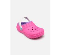 Crocs Classic Lined Clog T, Zoccoli Unisex - Bambini e Ragazzi, Pink Crush Multi, 39 EU