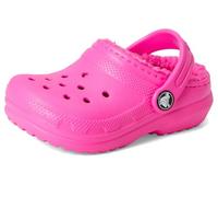 Crocs Classic Lined Clog T, Zoccoli Unisex - Bambini e Ragazzi, Pink Crush, 23/24 EU
