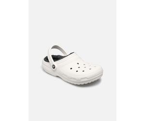 Crocs - Classic Lined Clog Whi/Gry Bianco - Zoccoli 37 - 38 Bianco