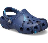 Crocs Classic Clog T, Zoccoli Unisex - Bambini e ragazzi, Multicolore Marbled Navy Multi, 19/20 EU