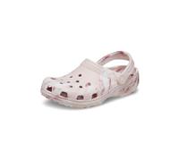 Crocs Zoccoli Classic Marbled Tie-Dye – Unisex adulto, Rosa – Taglia 10 Donna / 8 Uomo