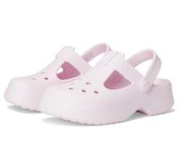 Crocs Classic Mary Jane Clog K, Zoccoli Unisex - Bambini e Ragazzi, Latte Rosa, 37/38 EU