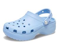 Crocs Classic Platform Clog W Zoccolo Donna, Calcite Blu, 36/37 EU