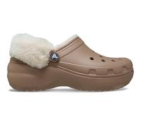Crocs - Classic Platform Fuzz Lined Clog W Beige - Zoccoli 37 - 38 Beige