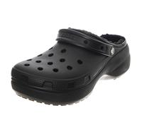 Crocs classic platform lined clog w blk