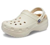 Crocs Classic Platform Lined Clog W, Zoccoli Donna, beige, 34/35 EU