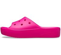 Crocs Classic Platform Slide - Sandali da donna con zeppa, fucsia (Pink Crush), 40,5