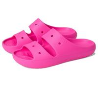 Crocs Classic Sandal V2 K, Sandali Unisex - Bambini e Ragazzi, Pink Crush, 28/29 EU