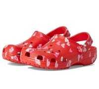 Crocs Classic VDay Clog K, Zoccoli Unisex - Bambini e Ragazzi, Cherry Red, 33/34 EU