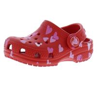 Crocs Zoccoli Classic VDay Clog T Unisex Bambini e Ragazzi Cherry Red 19/20 EU