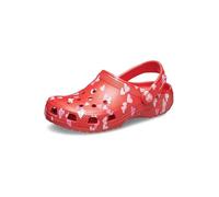 Crocs Classic VDay Clog T, Zoccoli Unisex - Bambini e Ragazzi, Cherry Red, 19/20 EU