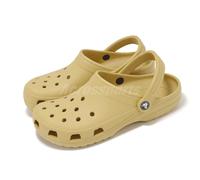 Crocs Classic Wheat Khaki Men Unisex Slip On Casual LifeStyle Sandal 10001-209