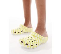 Crocs - Classic - Zoccoli a quadretti gialli-Giallo 37-38