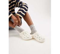 Crocs - Classic Floral Cut Out Clog - Sandali EU 39-40 beige/bianco