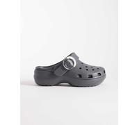 Crocs - Classic - Zoccoli neri con plateau e fibbia-Nero 38-39