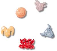 Crocs Confezione da 5 ciondoli per scarpe, unisex, motivo: animali elevati, taglia unica, Multicolore, Taglia unica