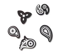 Crocs Confezione da 5 ciondoli per scarpe, unisex Paisley, taglia unica, Bandana Paisley, Taglia unica