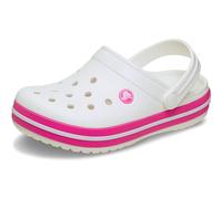 Crocs Crocband Clog K, Zoccoli Unisex - Bambini e Ragazzi, White Pink Crush, 28/29 EU